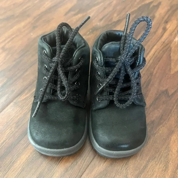 Nike Infant ACG Leather Boots- Black Size 3 - Picture 4 of 10